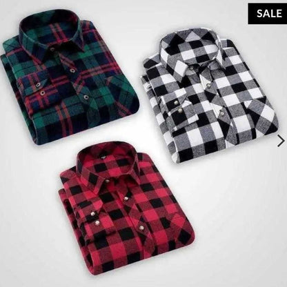 COMBO OF 3 FASHION CHECK SHIRT