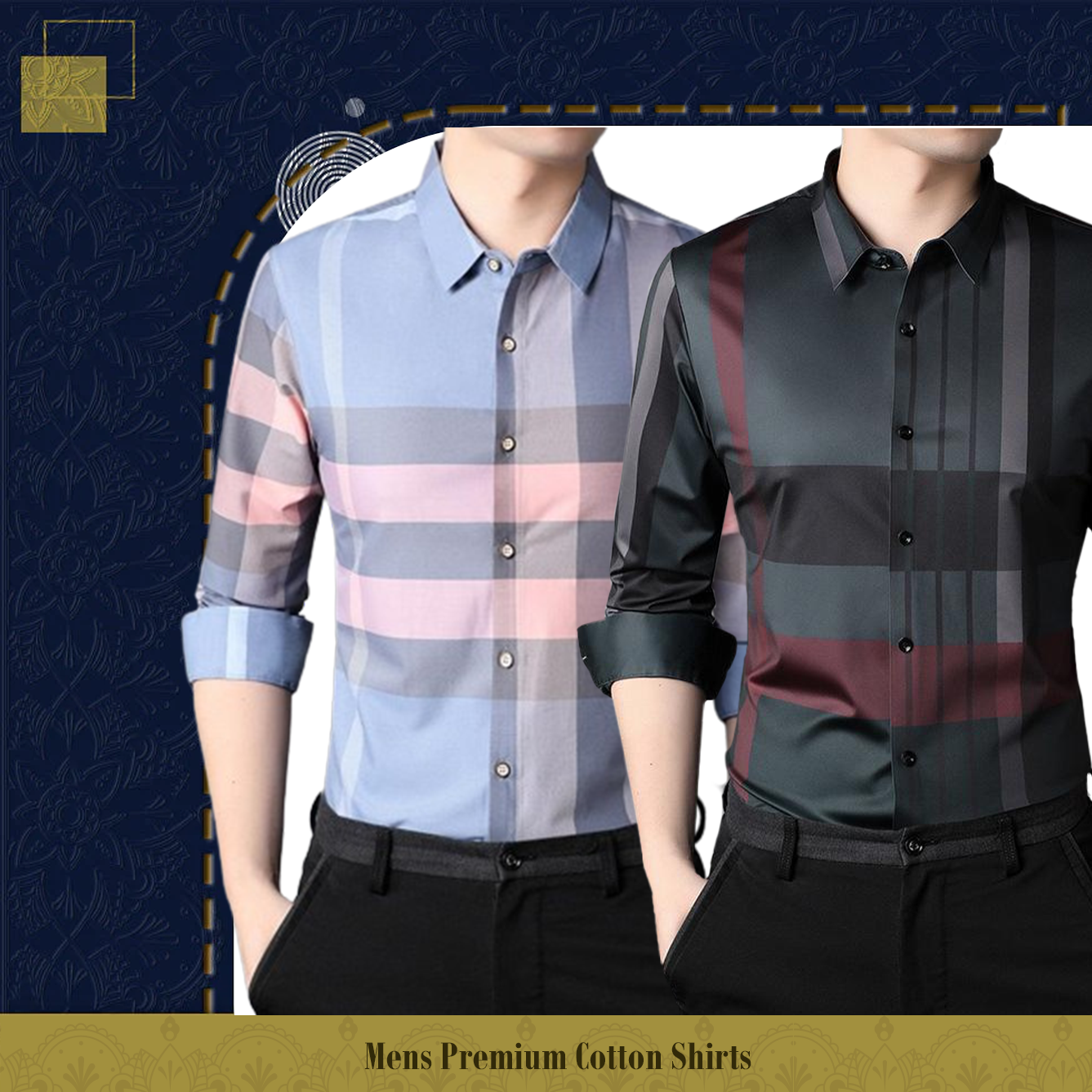 Men's Premium Cotton Shirts (SBP+RBL)