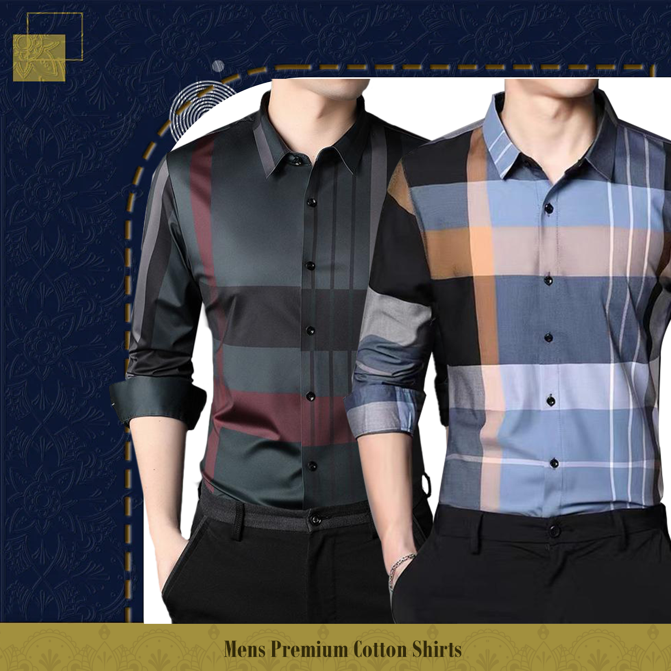 Men's Premium Cotton Shirts (RBL+SOB)