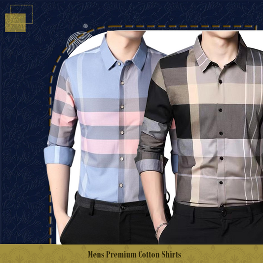 Men's Premium Cotton Shirts (SBP+CGL)