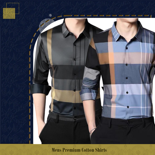 Men's Premium Cotton Shirts ( GYL+ SOB )