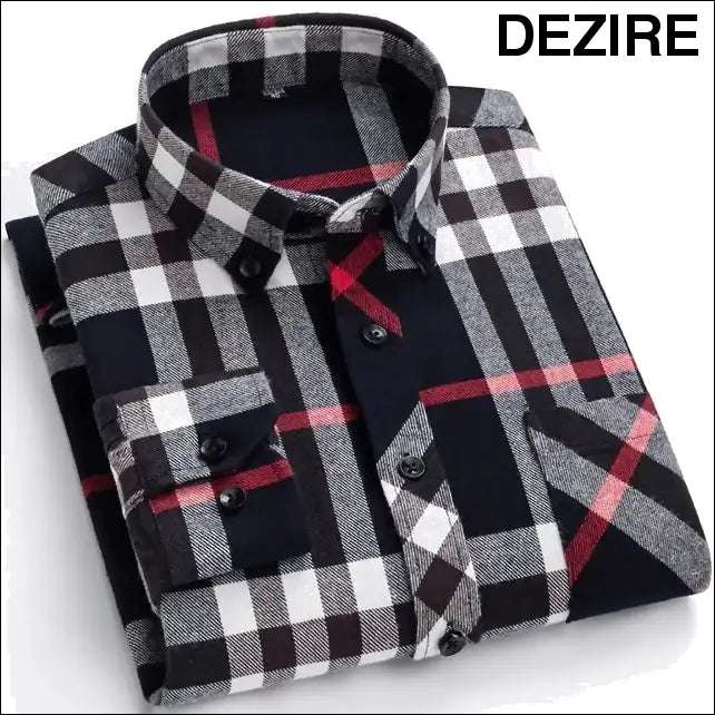 Devil, Dezire, White(Pack Of 3) Check Cotton Shirts